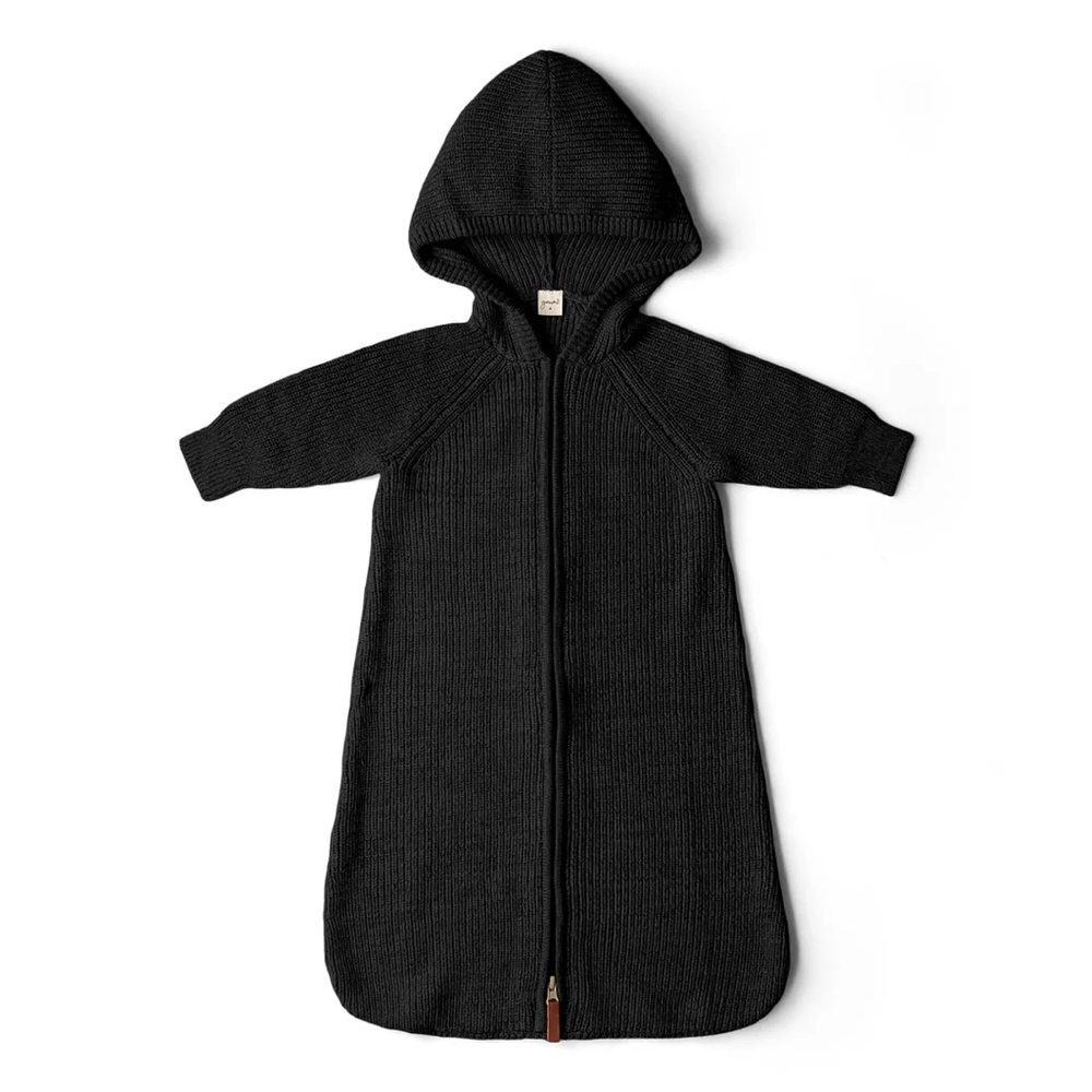 Guomi KNIT WEARABLE BLANKET | SHADOW / size L nwt